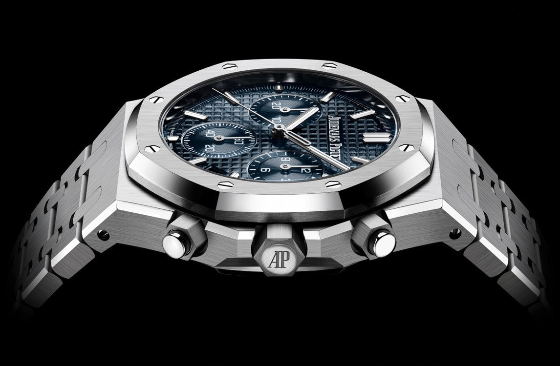 ROYAL OAK CHRONOGRAPHE-GRIS/BLEU
