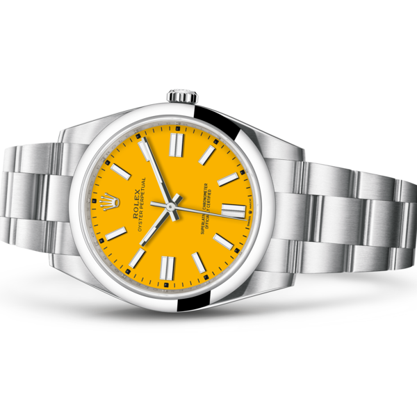 oyster perpetual jaune 41mm