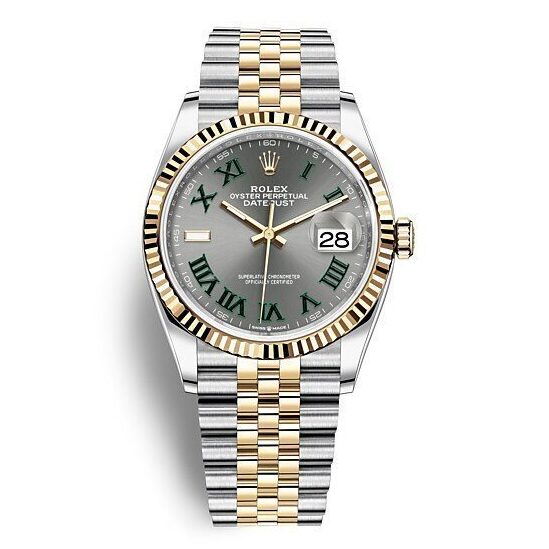 DATEJUST JAUNE/GRIS