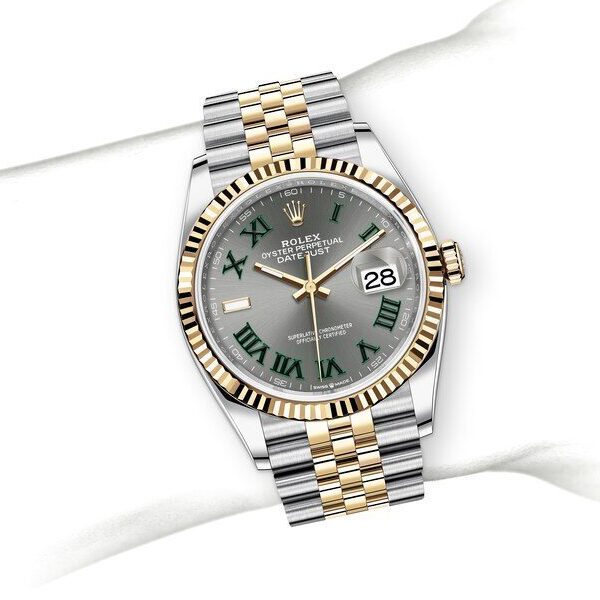 DATEJUST JAUNE/GRIS