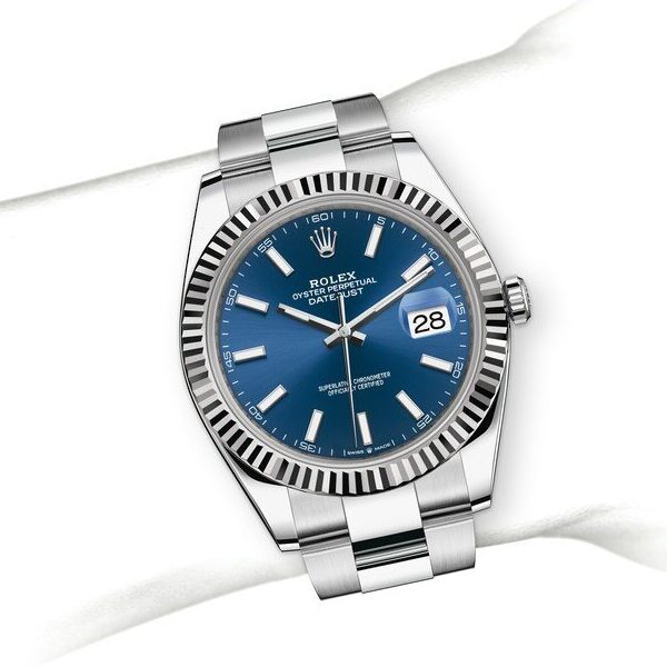 DATEJUST BLEU