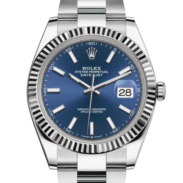 DATEJUST BLEU