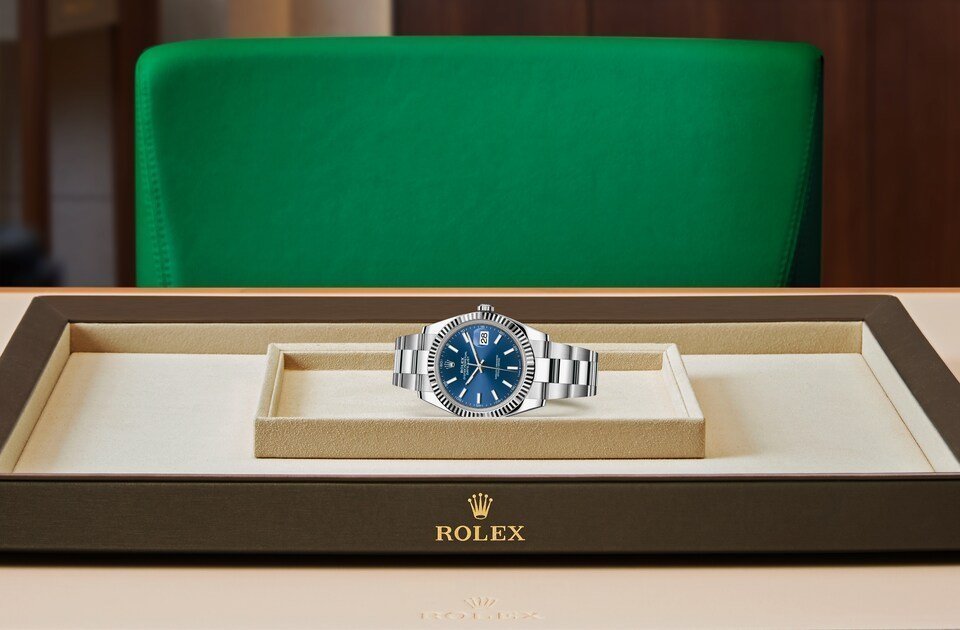 DATEJUST BLEU