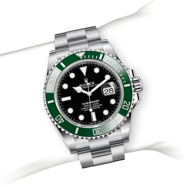 SUBMARINER DATE VERT/NOIR