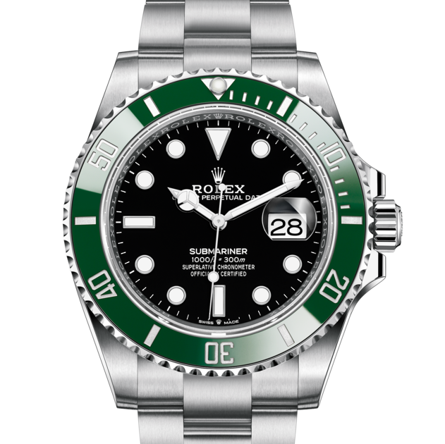 SUBMARINER DATE VERT/NOIR