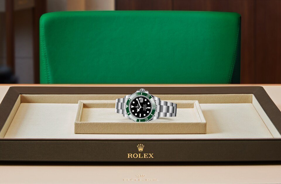 SUBMARINER DATE VERT/NOIR