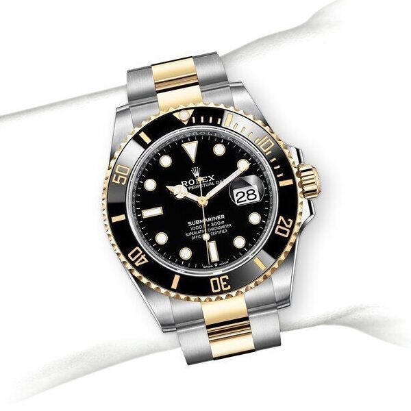 SUBMARINER DATE NOIR/JAUNE