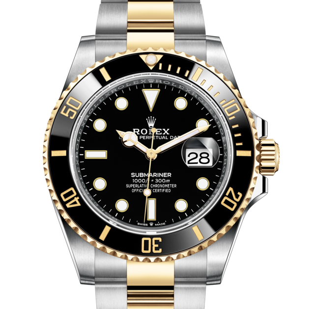 SUBMARINER DATE NOIR/JAUNE