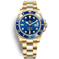 SUBMARINER DATE GOLD/BLEU