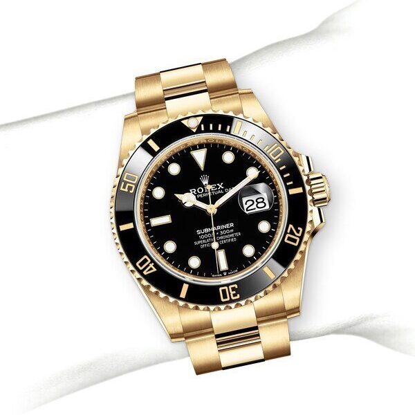 SUBMARINER DATE GOLD/NOIR