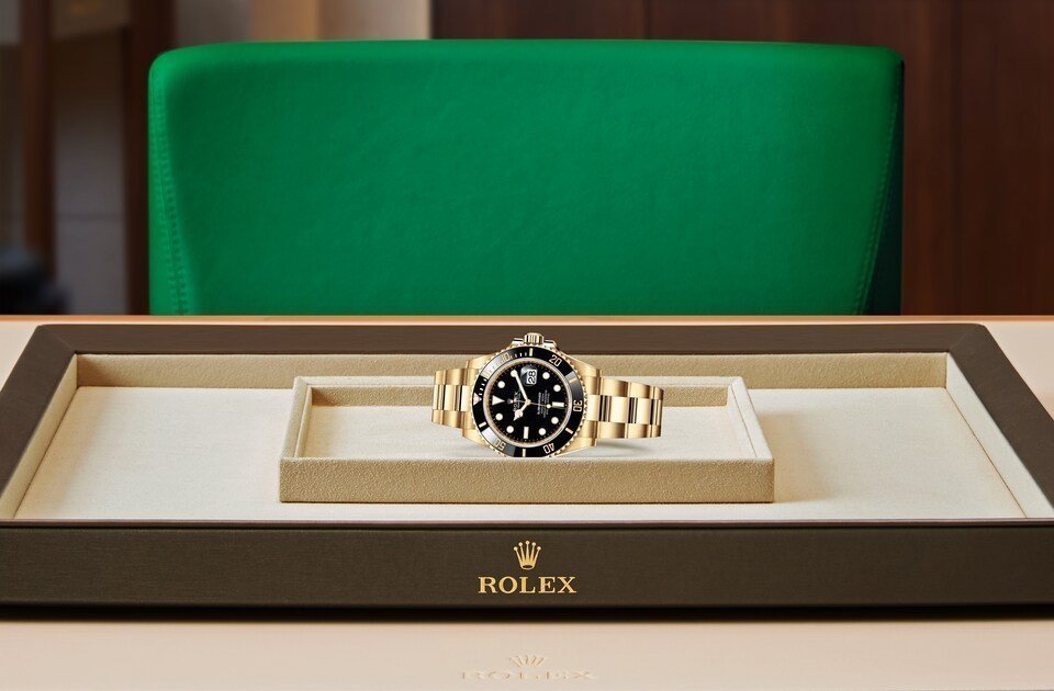 SUBMARINER DATE GOLD/NOIR