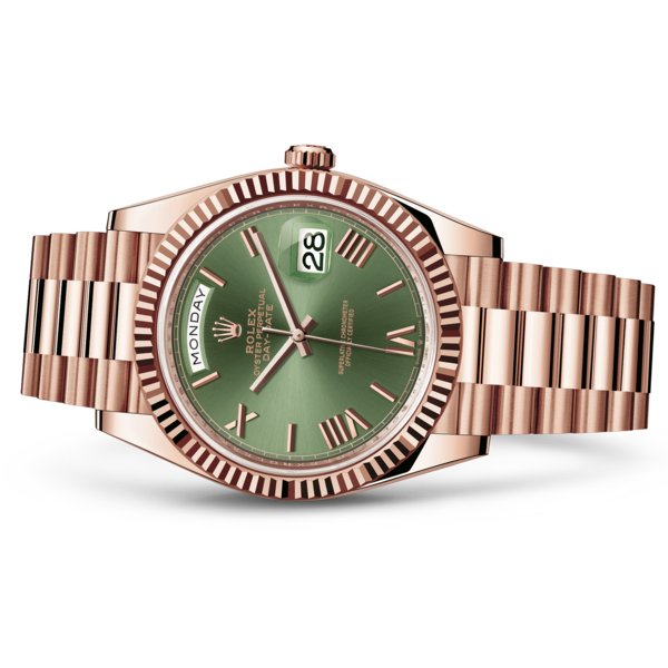 DAY DATE OR ROSE/VERT