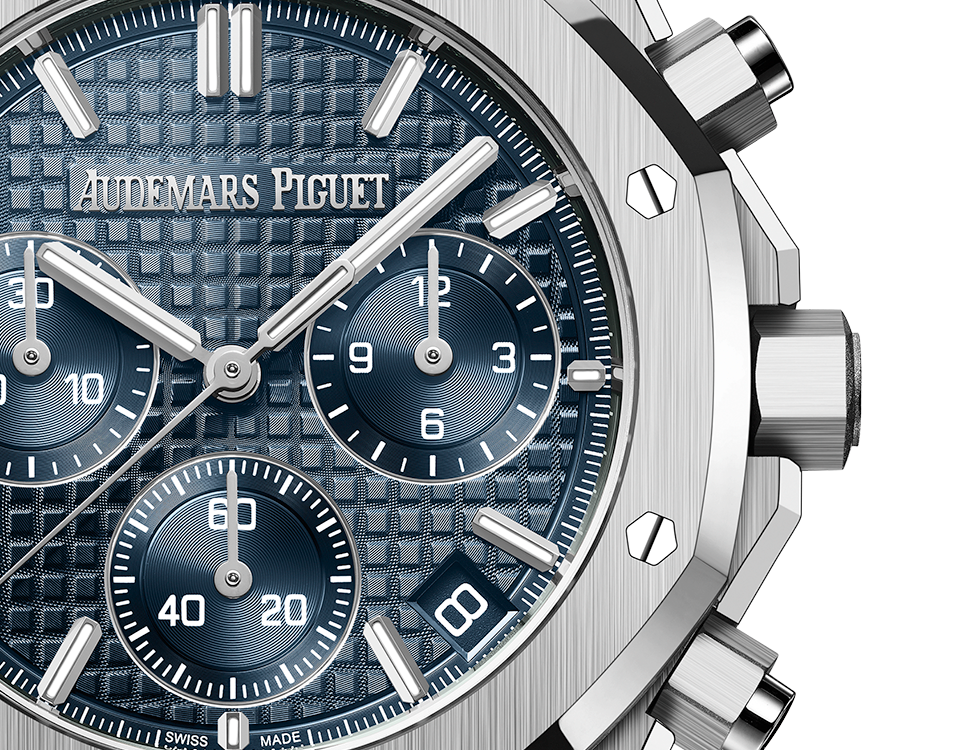 ROYAL OAK CHRONOGRAPHE-GRIS/BLEU