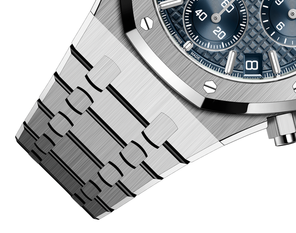 ROYAL OAK CHRONOGRAPHE-GRIS/BLEU