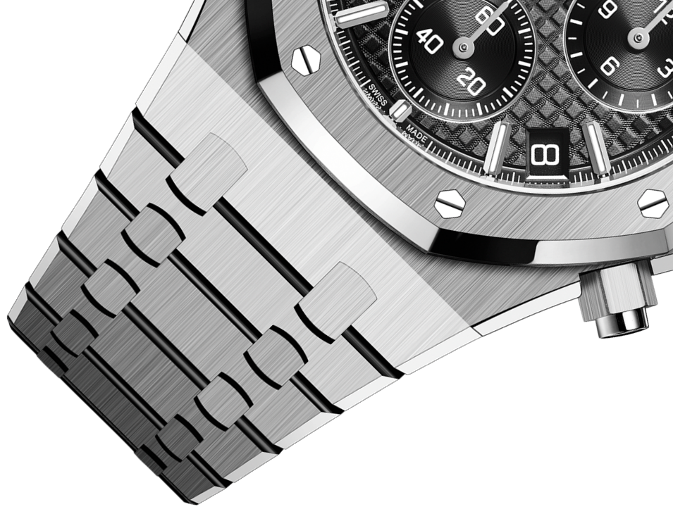 ROYAL OAK CHRONOGRAPHE-GRIS/NOIR